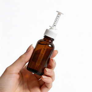 Flaconi Vuoti in Vetro con Contagocce per Oli Essenziali e Sieri Profumati, per Confezionamento, 5ml 10ml 15ml 20ml 30ml 50ml 100ml, Siringa Dosatrice - Product Image 1