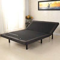 Cadre de lit King réglable Split King avec moteur Oaken et matelas Cadre de lit King Size réglable contrôlable avec base de matelas