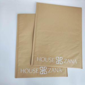 Eco-Friendly Large Brown Kraft <b>Padded</b> Bubble Mailers with Custom Logo Packaging Honeycomb Bubble <b>Paper</b> Self Adhesive Tape - Product Image 2