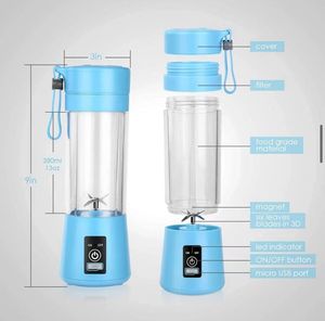 Offre Spéciale – Mixeur Portable USB Rechargeable 380 ml – Mini Hachoir Électrique pour Fruits, Idéal pour l'Extérieur et l'Hôtellerie - Product Image 2