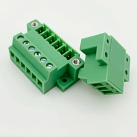 Connecteur de câblage PCB à emboîtement séparable 15EDG-GBM KF2EDG-GBM, bornier enfichable pas de 3,81 mm pour montage sur panneau/châssis