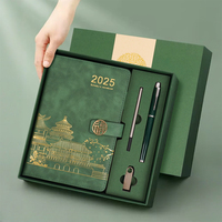 Carnet de Notes de Bureau en Cuir PU à Logo Personnalisé, 100 Feuilles, Nouveau Design, Journal Avec Stylo, Coffret Cadeau