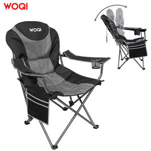 เก้าอี้พับแคมป์ปิ้ง Woqi พร้อมที่วางแก้วและกระเป๋าเก็บความเย็นสำหรับใช้งานกลางแจ้ง - Product Image 2