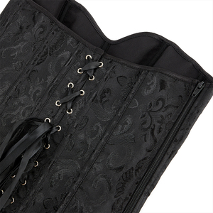 Taglie forti nero 12 <span class=keywords><strong>corsetto</strong></span> con chiusura a Zip e Gorset con cerniera in plastica <span class=keywords><strong>corsetto</strong></span> da donna - Product Image 6