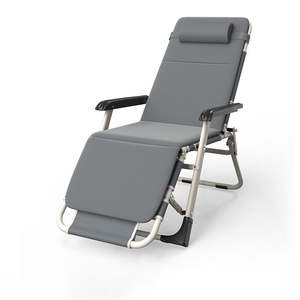 كرسي استرخاء فاخر Cadeira De Descanso Sedie <span class=keywords><strong>a</strong></span> Sdraio بوزن 7 كجم، سرير قابل للطي للاستراحة، كرسي استرخاء خارجي قابل للطي للحديقة والشاطئ - Product Image 2