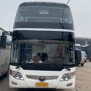 Autobús de turismo de lujo personalizado, 50 asientos, buen estado, diésel, usado, a la venta, en el mercado de Tailandia