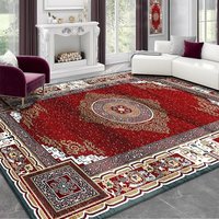 Tapis et Moquettes Grand Format Moelleux de Haute Qualité pour Salon, Tapis Rouges en Velours pour Événements