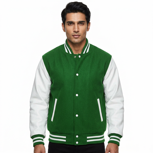 Manufacturer High Quality Embroidery <b>Leather</b> Sleeves Letterman Varsity <b>Jackets</b> <b>for</b> <b>Men</b> Varsity <b>Jackets</b> Custom Winter <b>Jacket</b> - Product Image 1