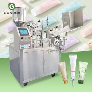 Máquina de llenado y sellado de tubos de plástico pequeños para crema corporal, loción, pasta y pasta de dientes cosmética. - Product Image 1