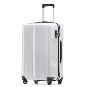 مجموعة حقائب سفر بعجلات عالية الجودة 4 عجلات من مادة ABS للسفر لمسافات طويلة