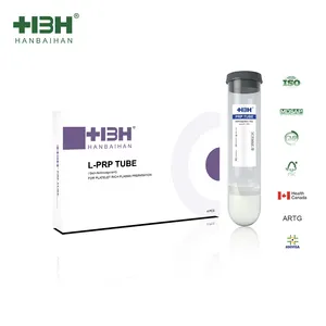 Tube PRP de gel ACD de prélèvement sanguin à haute concentration médicale HBH 30ml 40ml