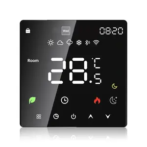 2023 smart WIFI touch screen riscaldamento a pavimento termostato telefono cellulare Tuya APP controllo caldaia ad acqua riscaldamento elettrico