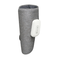 Masseur à compression d'air pour les pieds et les jambes, rechargeable par USB, avec contrôle de la minuterie et intensité réglable pour soulager les muscles
