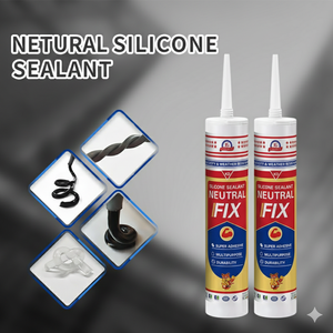 Scellant silicone neutre résistant aux intempéries, noir, qualité extérieure pour l'étanchéité des fenêtres, résistant aux UV, sans acetoxy, résistant aux températures - Product Image 6
