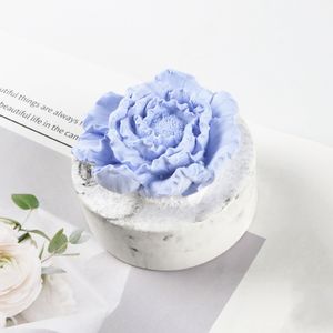 Оптовый ароматизатор для дома: керамический фарфоровый диффузор в форме пионы с эфирными маслами для ароматизации воздуха - Product Image 4