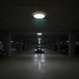 Plafonnier LED intelligent IP45 avec capteur <span class=keywords><strong>radar</strong></span> 10m 18W 36W pour armoire, escalier, couloir, balcon, garage - Product Image 4