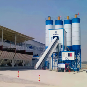 HZS50 Usine de dosage et de mélange de béton Bin Centrale à béton avec protection de l'environnement à vendre HZS50 - Product Image 1