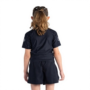 Vente en gros de maillots de compression personnalisés pour le Jiu-Jitsu, BJJ, MMA, pour femmes et enfants, vêtements de grappling par sublimation - Product Image 5