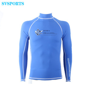 Protección <span class=keywords><strong>Solar</strong></span> nadar camisa UPF 50 + hombres manga larga Rashguard - Product Image 4
