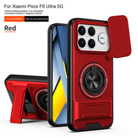 Étui de protection robuste anti-choc Lichicase pour Xiaomi Poco F9 Ultra avec fenêtre coulissante pour la protection de l'objectif