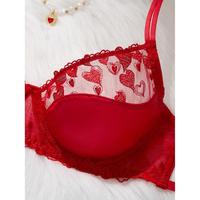 Ensemble de lingerie sexy en dentelle transparente brodée et patchwork, style européen et américain, best-seller