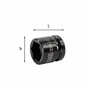 Juego de llaves de vaso hexagonales cromadas de perfil bajo de 235 1/2 MB, Material de para uso de reparación OEM personalizable - Product Image 1