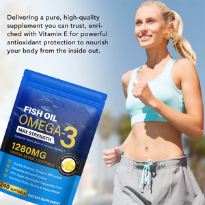 Groothandel Private Label Omega 3 Visolie Supplement Ondersteuning Hart Gezondheid Epa Dha Volwassen 240 Softgels Softgel <span class=keywords><strong>Capsules</strong></span> Voor Mannen - Product Image 4