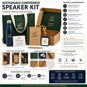 Coffret Cadeau de Bienvenue pour Conférencier Personnalisé avec Logo, Écologique, pour Salons Professionnels, Cadeau d'Entreprise Écoresponsable, Articles Promotionnels pour Événements, Fournisseur OEM ODM - Product Image 5
