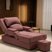 Fauteuil de pédicure commercial pour salon de manucure, lit de massage des pieds électrique moderne, canapé SPA multifonctionnel pour hôtel et bien-être