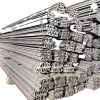 Rail en acier profilé galvanisé, rail en acier R260 R350ht5 Kl, rail en acier laminé à chaud en aluminium, chariot à câble pour spécification c 115re