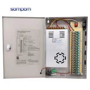 SOMPOM CCTV Power Supply Box 18 Channels 12V 30 Amp Switching Power Supply