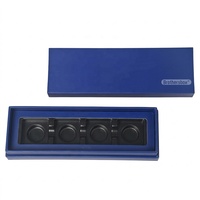 Boîte cadeau en papier recyclable de haute qualité avec logo personnalisé, boîte à chocolat de luxe faite à la main, boîte à deux pièces avec couvercle et base