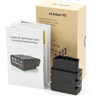 Alat Diagnostik Pembaca Kode OBD2 II Vgate VLINKER MC BLE3.0 2.2V ELM329 BT3.0 untuk Android