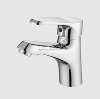 Nouvelle conception de robinetterie sanitaire pour hôtel, mitigeur de lavabo monocommande de luxe en acier inoxydable poli, à poser sur le comptoir