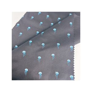 Mimi Fashion Tissu de dentelle de coton biologique Top Choice GOTS Certified Jellyfish Pattern ODM OEM Airy 100% Polyester Tissu à bas prix - Product Image 6