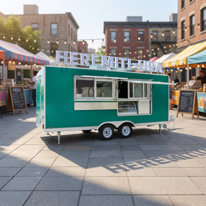 Chammp 2026 Camión de Comida Comercial, Remolque Móvil para Venta de Comida en <span class=keywords><strong>la</strong></span> Calle, Carrito de Comida Rápida para BBQ y <span class=keywords><strong>Pizza</strong></span> - Product Image 1