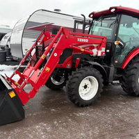 Tracteur compact Pro 704 70HP 4WD pour la plantation en verger et la gestion des vignobles