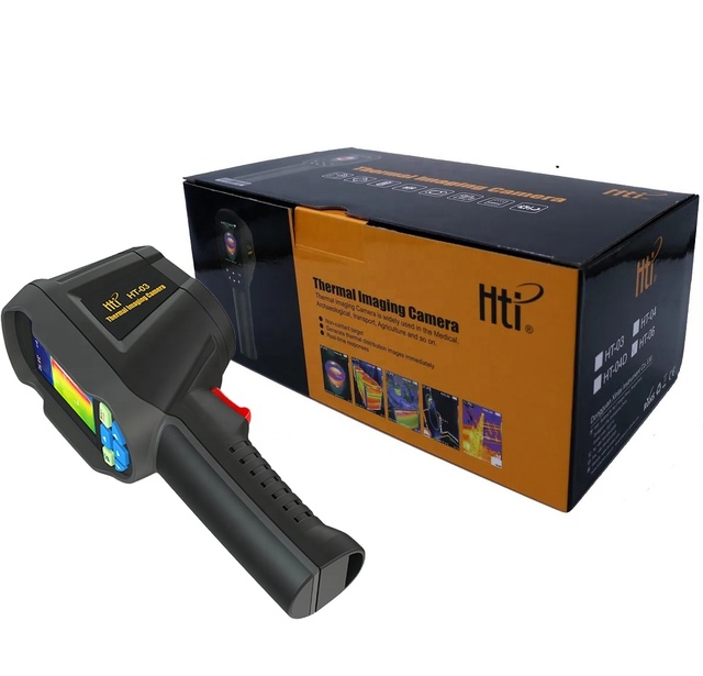 Ht 06 Thermal Imager 256 X 192 WiFi Handheld 25 Hz Ir High Resolution Infrared Thermal Camera for Water Leak, Inspection, HVAC
