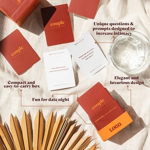 Personnalisé 150 Jeux de cartes de relation pour les Couples Cartes de conversation Couples Aventure Date Nuit Cartes de <span class=keywords><strong>questions</strong></span> - Product Image 3