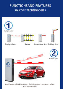 Prix usine Realpark RPH15 porte de barrière intelligente pour le stationnement tourniquet de logiciel bidirectionnel de Protection en acier inoxydable IP68 fabriqué en Chine - Product Image 4