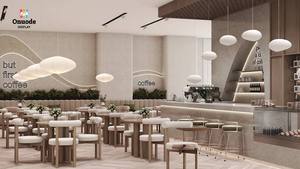 โซลูชั่นการออกแบบร้านกาแฟแบบครบวงจร ตกแต่งภายในสไตล์โมเดิร์น เฟอร์นิเจอร์จัดแสดงสินค้าตามสั่ง และการจัดวางรูปแบบที่ใช้งานได้จริงสำหรับร้านกาแฟและร้านเบเกอรี่ - Product Image 3