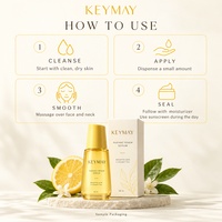 Sérum Éclaircissant Vitamine C & E à l'Extrait d'Orange et Acide Hyaluronique Hydratant pour une Peau Lisse et Éclatante – Fabricant OEM/ODM Marque Privée