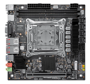창왕 마이크로컨트롤 X99 ITX NAS <span class=keywords><strong>몬스터</strong></span> 메인보드, 듀얼 10G 네트워크 포트, 8베이, LGA2011-3 소켓 산업용 제어 - Product Image 4