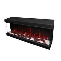 Personnalisé 1800*320*555 Chauffage de cheminée électrique Télécommande Lumière LED Économie d'énergie pour usage domestique