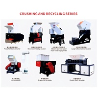 Petite machine de broyage de plastique pour la production de recyclage, broyeur de plastique/machine à broyer, moteur principal, broyeur de bouteilles à vendre