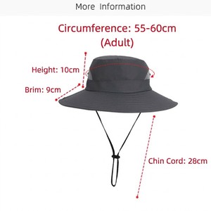Sombrero de Pesca de Alta Calidad <span class=keywords><strong>para</strong></span> Protección Solar de Verano, a la Moda, con Combinación de Colores, Ala Ancha, <span class=keywords><strong>para</strong></span> <span class=keywords><strong>Senderismo</strong></span>, Pesca y Actividades al Aire Libre, Disponible en Stock - Product Image 3