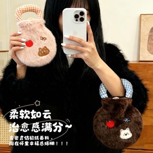 Bouillotte en peluche avec poignée pour réchauffer les mains et le ventre, idéale pour les étudiantes, à utiliser au lit - Product Image 2
