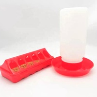 JIATAI vente en gros 1L abreuvoir et mangeoire en plastique durable pour poulet/canard/oie/pigeon/oiseau