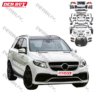 Pour ML <span class=keywords><strong>W164</strong></span> 05-12 Mise à niveau vers GLE W166 16-19 <span class=keywords><strong>AMG</strong></span> 63 Kit carrosserie de lifting pour <span class=keywords><strong>Mercedes</strong></span> Benz ML <span class=keywords><strong>W164</strong></span> Kit carrosserie - Product Image 1