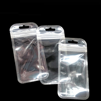 Sacs refermables transparents double face avec poignée, imperméables et réutilisables, impression sérigraphique pour bijoux et électronique